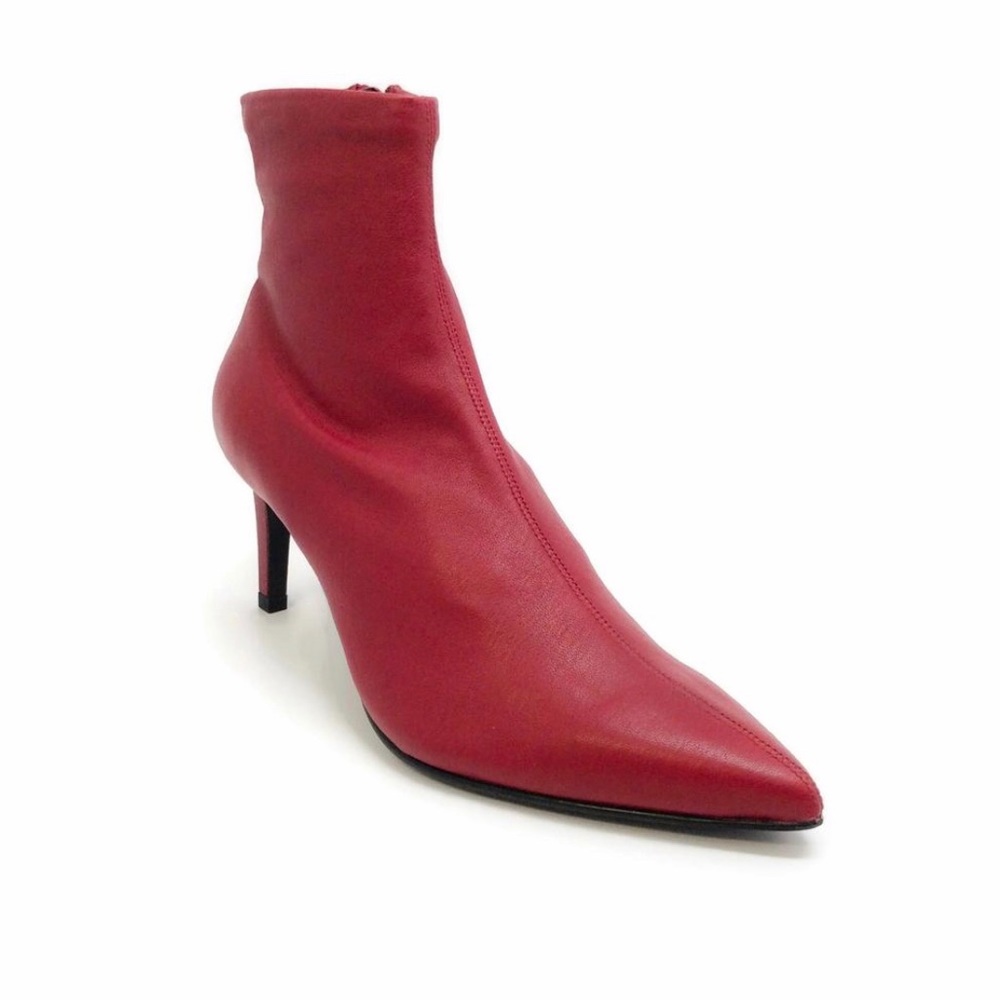 Rag & Bone Beha Moto Stretch Boot - Red